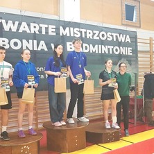 Badminton - turniej wyjazdowy. Pierwsze trofea w tym roku